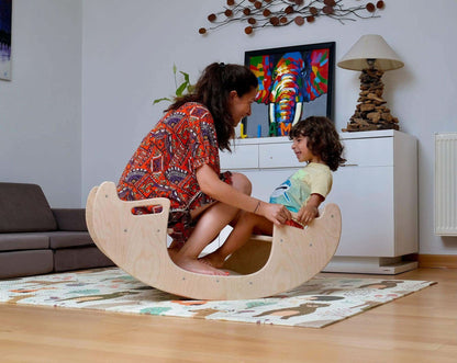 2in1 Montessori Seesaw and Table Chair Set