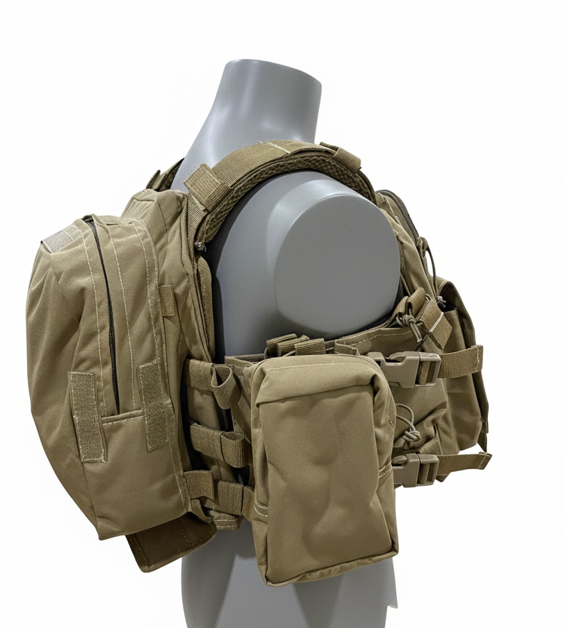MPC V3 Micro Plate Carrier Coyote- Lightweight | Specter Defense-Adjustable-Takes 10x12 plates