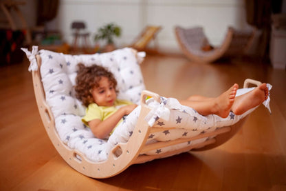 Climbing Arch/Rocker with Pillow & Ramp / Medium Size