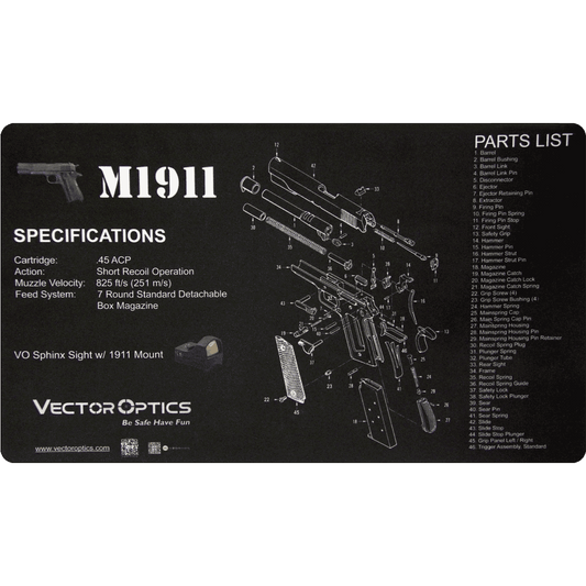 Gun Cleaning Bench Mat (Multiple Options)