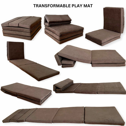 Transformable Kids Play Mat Couch: Soft, Durable, Easy-Clean Delight